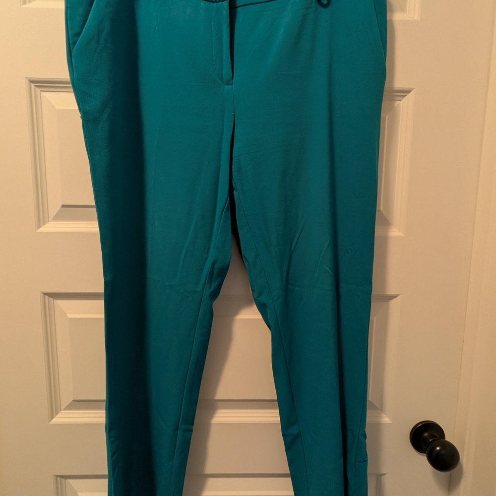 New York & Company Vibrant Teal Trousers